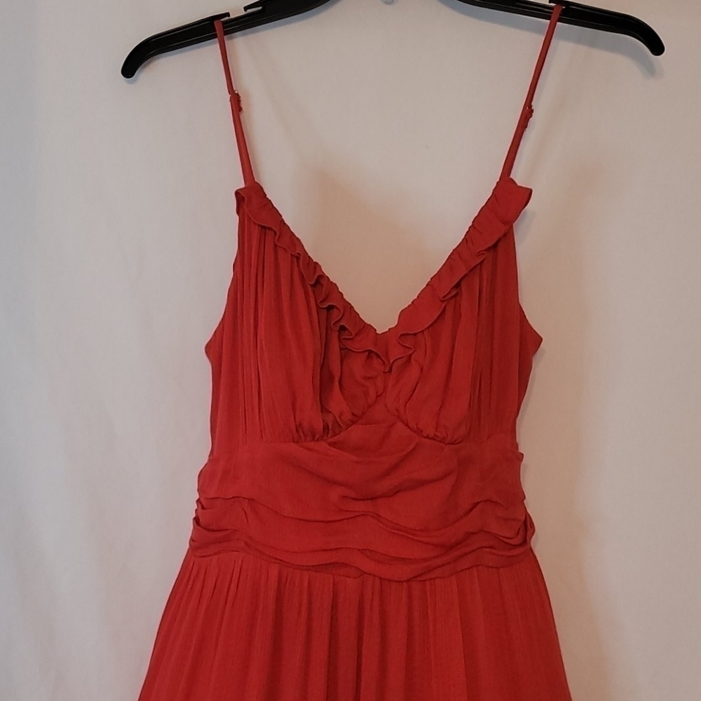 LUSH Juniors Ruffle Pleated Jumpsuit - Picture 6 of 12